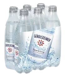Gerolsteiner 500 ml bottles