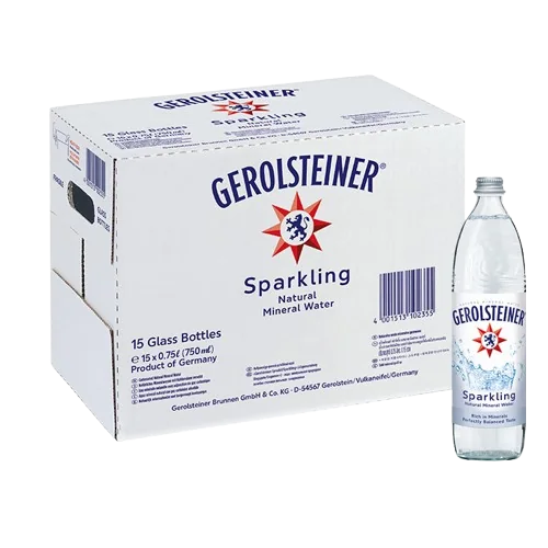 Gerolsteiner 750 ml glass case