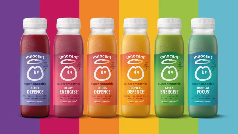 Innocent Smoothie range product photo