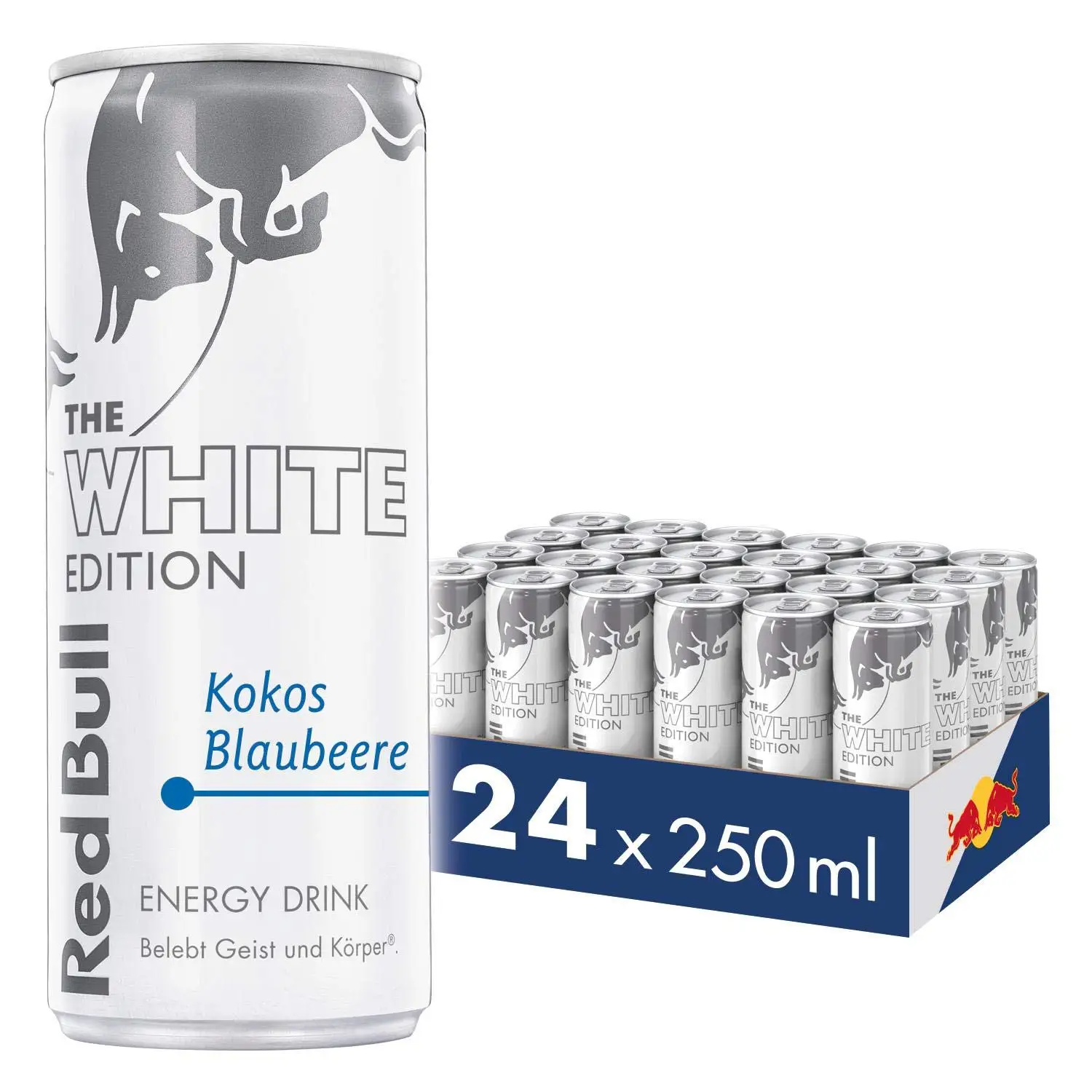 Red Bull supplier Europe 15 Red Bull White Edition can and 24 by 250 ml case