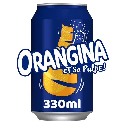 Orangina Classic 330 ml can product photo