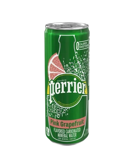 Perrier Pink Grapefruit can