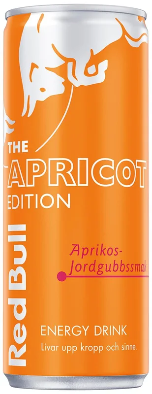 Red Bull supplier Europe 8 Red Bull Apricot Edition · Apricot & Strawberry